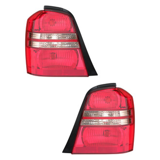 Eagle Eyes® - Driver and Passenger Side Replacement Tail Light Lens and Housings (Standard Line)