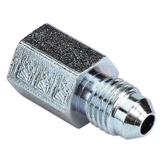 Earl's Performance® - 4 AN to Fe 1/8" NPT Head Gauge Adapter Straight