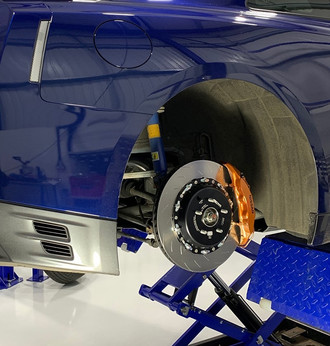 Fully-Floating Brake Rotor Installed