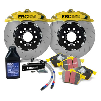 EBC® - Apollo Balanced™ Slotted Front Brake Kit with YellowStuff Brake Pads