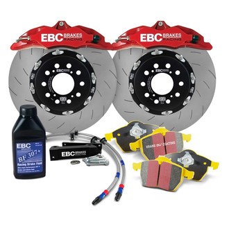 EBC® - Apollo Balanced™ Slotted Front Brake Kit with YellowStuff Brake Pads