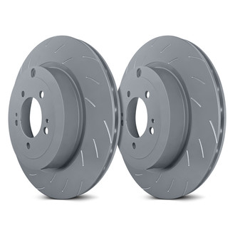 EBC® - Racing Swept Groove Slotted 1-Piece Rear Brake Rotors