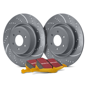 EBC® - Stage 5 Super Street Dimpled and Slotted Front Brake Kit