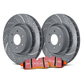 EBC® - Stage 8 Super Truck Dimpled and Slotted Front Brake Kit