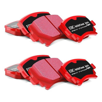 EBC® - Redstuff Ceramic Low Dust Ceramic Front and Rear Brake Pad Set