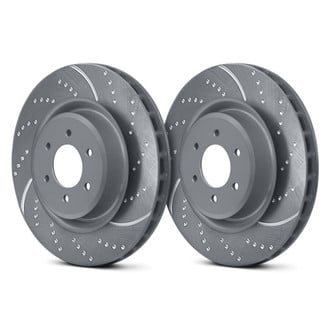 EBC® - 3GD Series Sport Dimpled and Slotted 1-Piece Front Brake Rotors