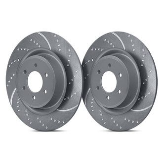 EBC® - 3GD Series Sport Dimpled and Slotted 1-Piece Rear Brake Rotors