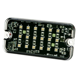 ECCO® - 2" X 4" 3931 Series 2-Bolt Mount Red LED Strobe Light