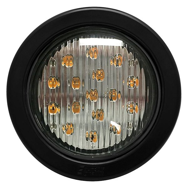 ECCO® - 6" 3945 / 3965 Series Grommet Mount Amber LED Strobe Light with 8 Flash Patterns