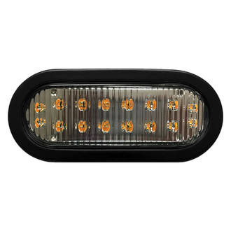 ECCO® - 6" 3945 / 3965 Series Grommet Mount Blue LED Strobe Light with 8 Flash Patterns