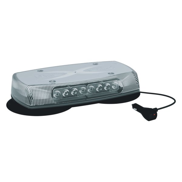 ECCO® - 15" 5590 Series Reflex™ Vacuum/Magnet Mount TIR Optic Amber/Red Emergency LED Light Bar