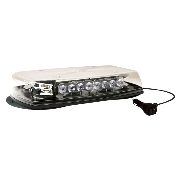 ECCO® - 15" 5597 Series Reflex™ Vacuum/Magnet Mount TIR Zero Optic Amber/White Emergency LED Light Bar