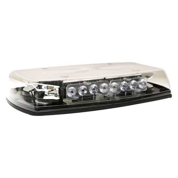 ECCO® - 15" 5597 Series Reflex™ 4-Bolt Mount TIR Zero Optic Amber/White Emergency LED Light Bar