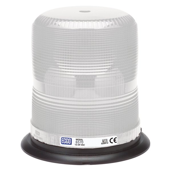 ECCO® - 6.7" 6500 Series 3-Bolt Mount Medium Profile White Beacon Light