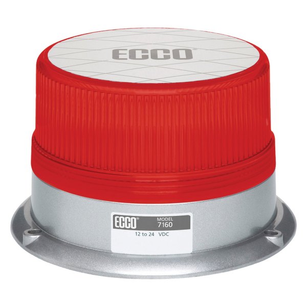 ECCO® - 3.9" 7160 Reflex™ Series 3-Bolt Mount Red LED Beacon Light