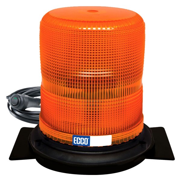 ECCO® - 6.7" 7950 Series Pulse™ II High-Bond Tape Mount Medium Profile Amber LED Beacon Light