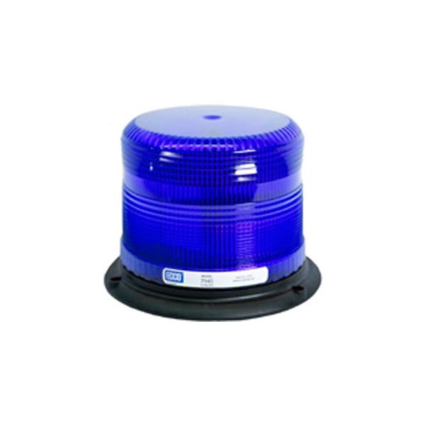 ECCO® - 4.9" 7975 Series Pulse™ II 3-Bolt Mount Low Profile Blue LED Beacon Light
