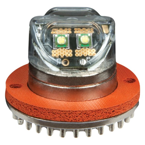 ECCO® - 6.5" 9011 Series Hide-A-LED™ Plug-In Mount White LED Hideaway Strobe Light