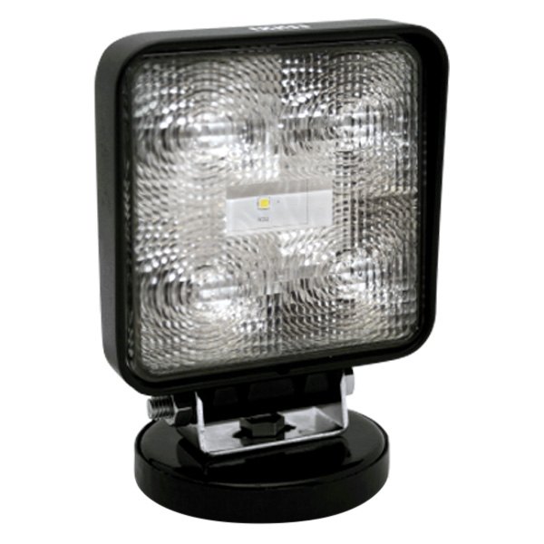 ECCO® - 92007 Series Magnetic Mount 4.3" 15W Square Flood Beam LED Light