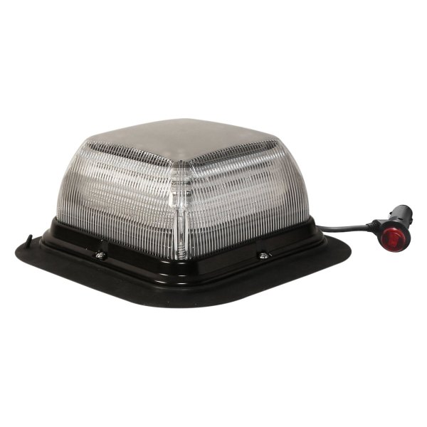 ECCO® - 3.7" Vacuum/Magnet Mount Medium Profile Amber LED Beacon Light