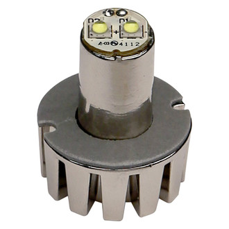 ECCO® - 3.75" ED0010 Series Hide-A-LED™ Flange or Self-Adhesive 1/2" Hole Mount Blue LED Hideaway Strobe Light