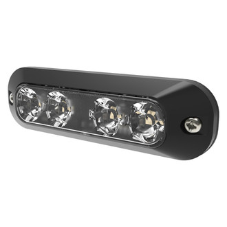 ECCO® - 5.5" ED3700 Series Surface Mount Split-color Amber/Blue LED Strobe Light