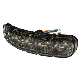 ECCO® - 4.4" ED3794 UltraFlex™ Bolt-On Mount Red/Blue LED Strobe Light