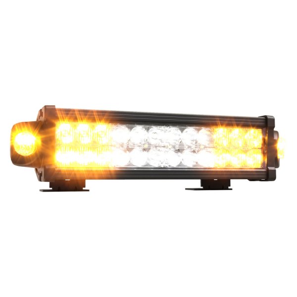 ECCO® - ED9215 Series 13.6" Dual Row Amber/White LED Light Bar, with Warning Light