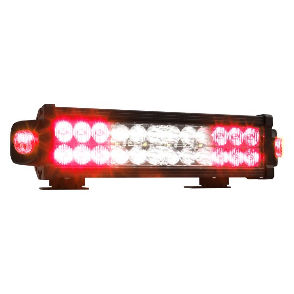 ECCO® - ED9215 Series 13.6" Dual Row Red/White LED Light Bar, with Warning Light