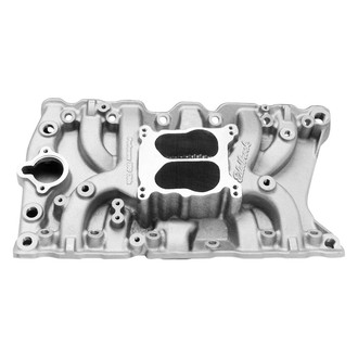 Edelbrock® - Performer™ Satin Dual Plane Intake Manifold