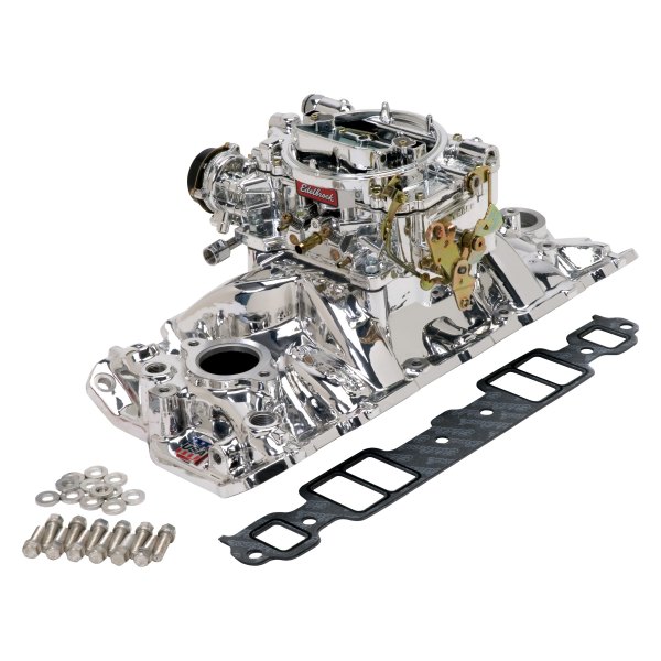 Edelbrock® - Performer™ EPS Single-Quad Intake Manifold and Carburetor Kit