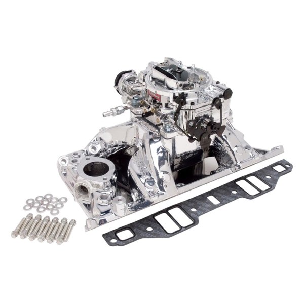 Edelbrock® - RPM Air-Gap™ Single-Quad Intake Manifold and Carburetor Kit