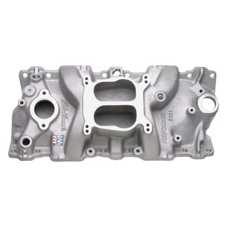 Edelbrock® - Performer™ Satin Dual Plane Intake Manifold