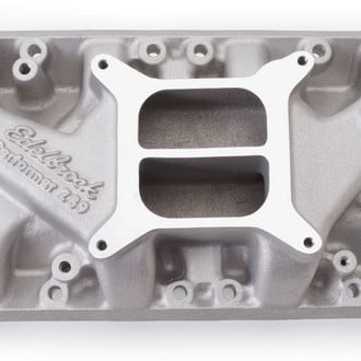 Edelbrock® - Performer™ Satin Dual Plane Intake Manifold
