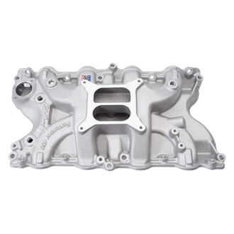 Edelbrock® - Performer™ Satin Dual Plane Intake Manifold