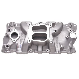 Edelbrock® - Performer™ Satin Dual Plane Intake Manifold