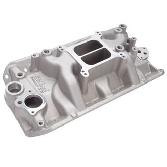 Edelbrock® - Performer™ Satin Dual Plane Intake Manifold