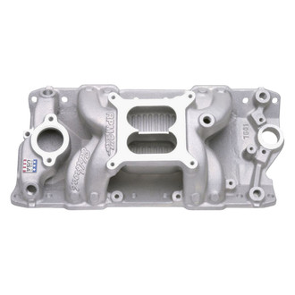 Edelbrock® - RPM Air Gap® Satin Dual Plane Intake Manifold