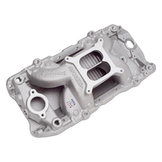 Edelbrock® - RPM Air-Gap 2-O Satin Dual Plane Intake Manifold