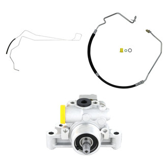 Edelmann® - 3-Pc Power Steering Pressure Line Hose Assembly Kit