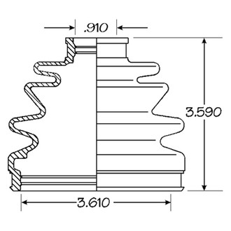 EMPI® - CV Joint Boot Kit