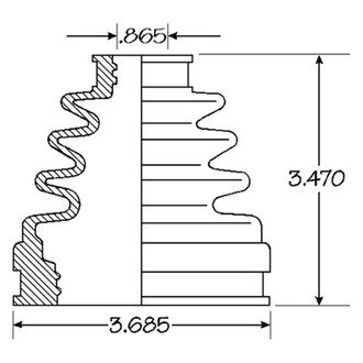 EMPI® - CV Joint Boot