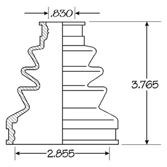EMPI® - CV Joint Boot Kit