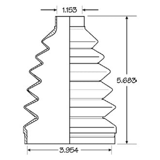 EMPI® - CV Joint Boot Kit
