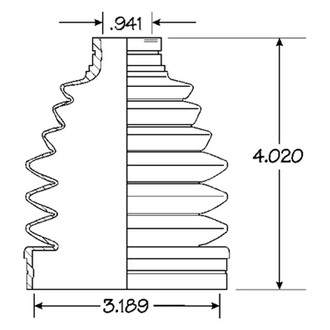 EMPI® - CV Joint Boot Kit