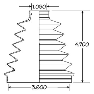 EMPI® - CV Joint Boot Kit