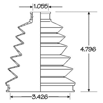 EMPI® - CV Joint Boot Kit