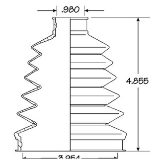 EMPI® - CV Joint Boot Kit