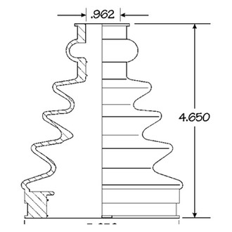 EMPI® - CV Joint Boot Kit