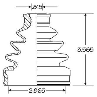 EMPI® - CV Joint Boot Kit